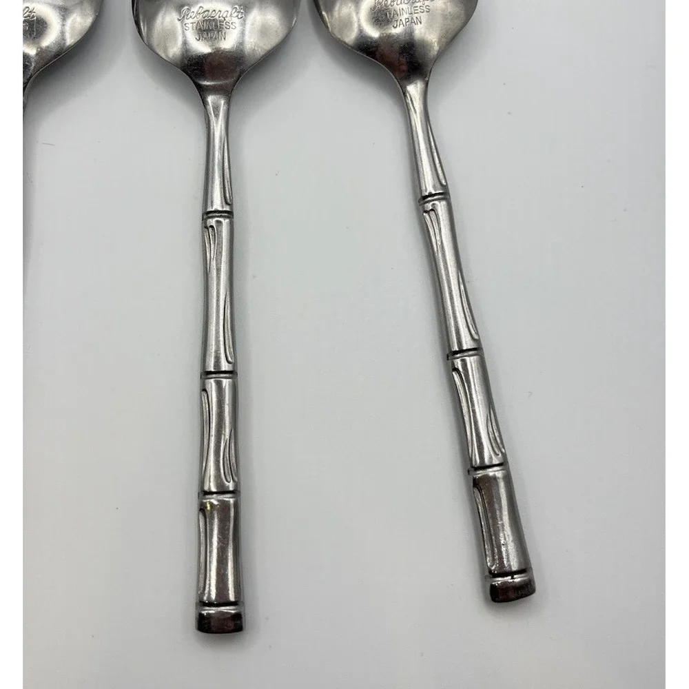 Reed & Barton Rebacraft Regal Bamboo Teaspoons 6-1/4